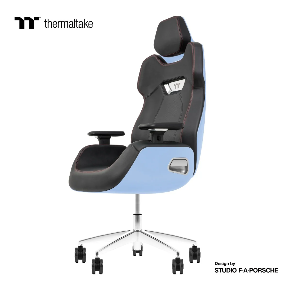 ARGENT E700 Real Leather Gaming Chair (Hydrangea Blue) Design by Studio F. A. Porsche - Image 2