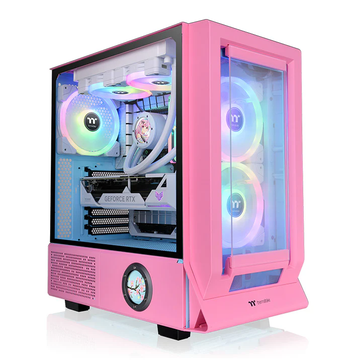 Ceres 350 MX Bubble Pink Mid Tower Chassis - Image 2