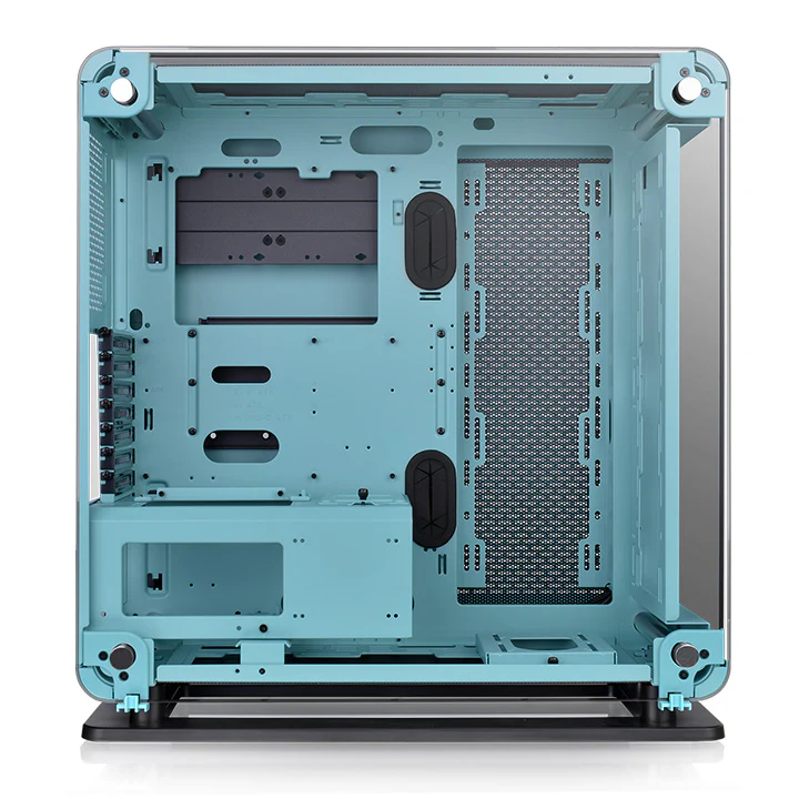 Core P6 Tempered Glass Turquoise Mid Tower Chassis - Image 6