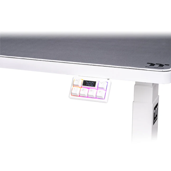 G700 RGB Gaming Desk Snow - Image 5