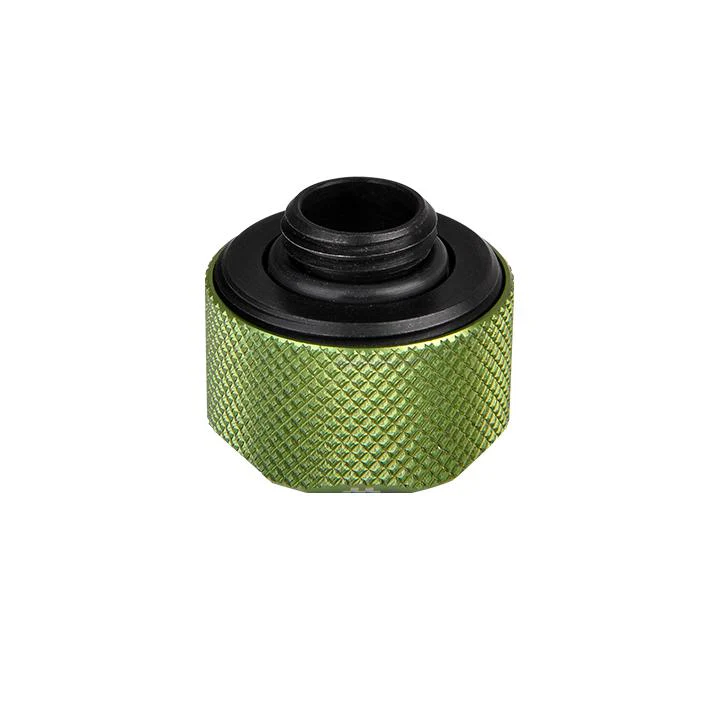 Pacific C-PRO G1/4 PETG Tube 16mm OD Compression – Green (6-Pack Fittings) - Image 2
