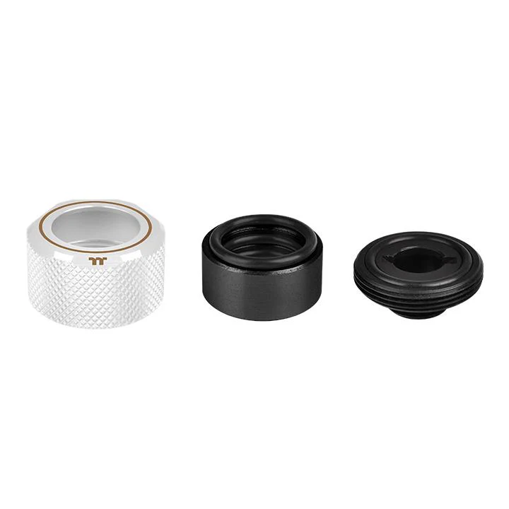 Pacific C-PRO G1/4 PETG Tube 16mm OD Compression – White (6-Pack Fittings) - Image 3