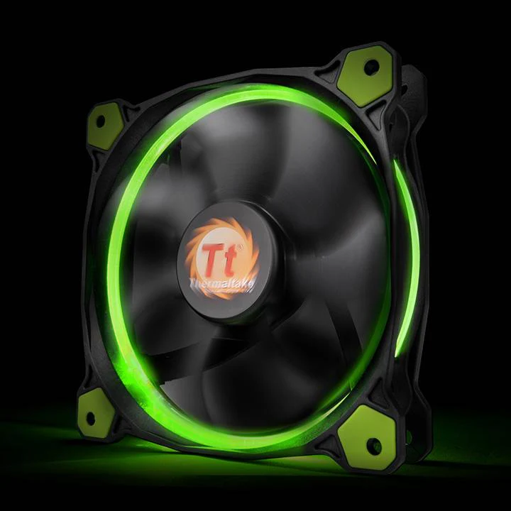 Riing 12 LED Green (3 fans pack) - Image 6