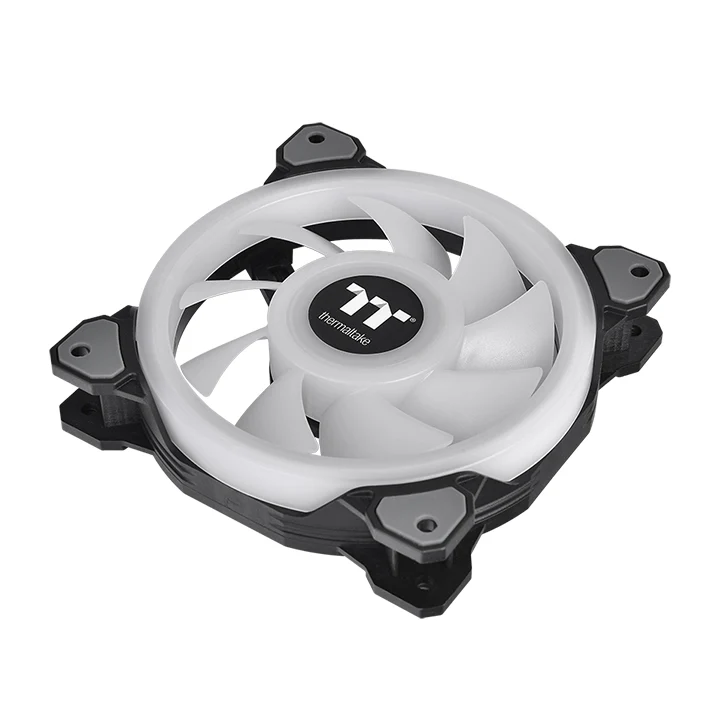 Riing Quad 14 RGB Radiator Fan TT Premium Edition Single Fan Pack - White - Image 2