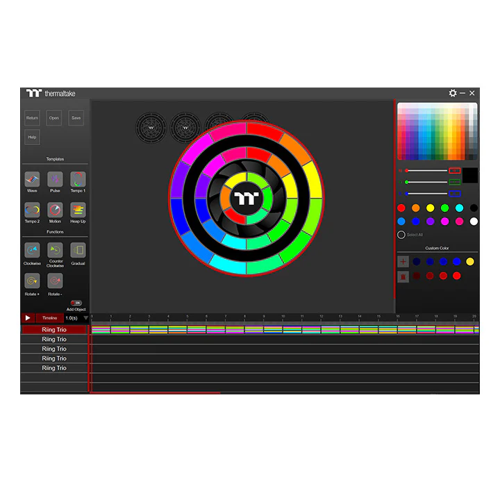 Riing Trio 12 RGB Radiator Fan TT Premium Edition (3-Fan Pack) - Image 6