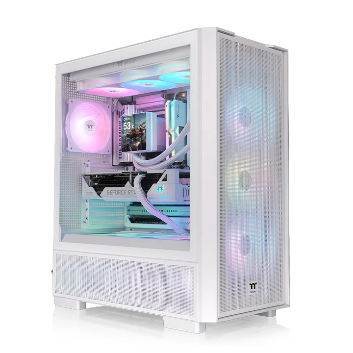 S380 TG ARGB Snow Mid Tower Chassis - Image 6