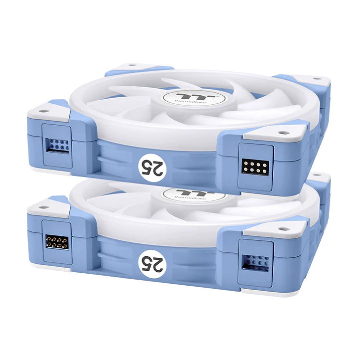 SWAFAN EX14 ARGB Sync PC Cooling Fan Hydrangea Blue TT Premium Edition (3-Fan Pack) - Image 4