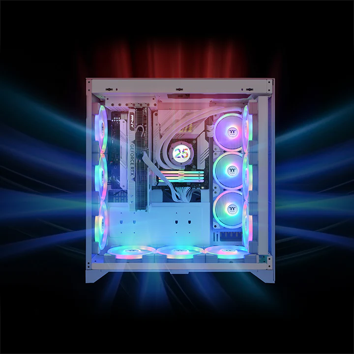 SWAFAN EX14 ARGB Sync PC Cooling Fan Hydrangea Blue TT Premium Edition (3-Fan Pack) - Image 6