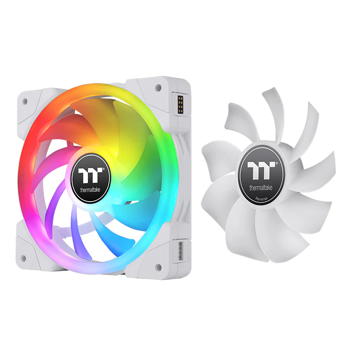 SWAFAN EX14 RGB PC Cooling Fan TT Premium Edition 3 Pack White - Image 4