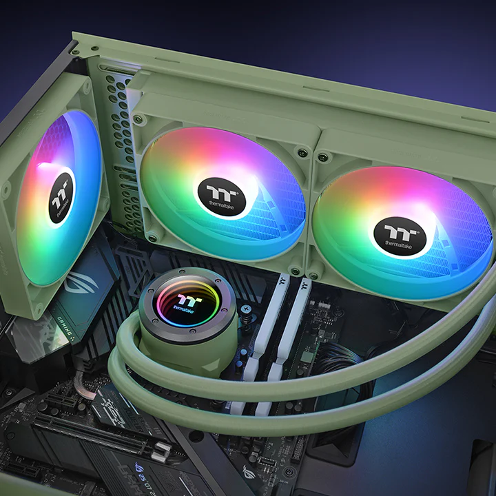 TH280 V2 ARGB Sync All-In-One Liquid Cooler - Matcha Green Edition - Image 7