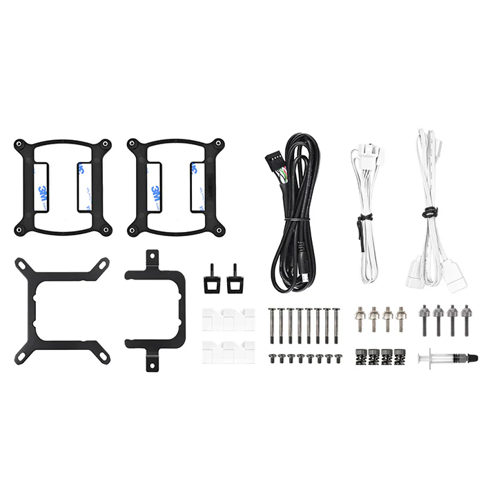 TH280 V2 Ultra ARGB Sync All-In-One Liquid Cooler - Snow Edition - Image 5
