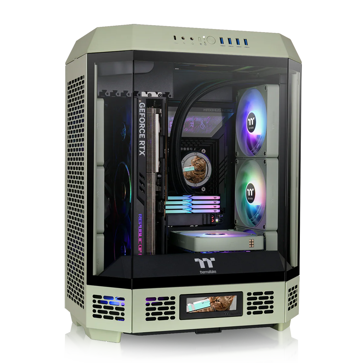 The Tower 600 Matcha Green Mid Tower Chassis - Image 2