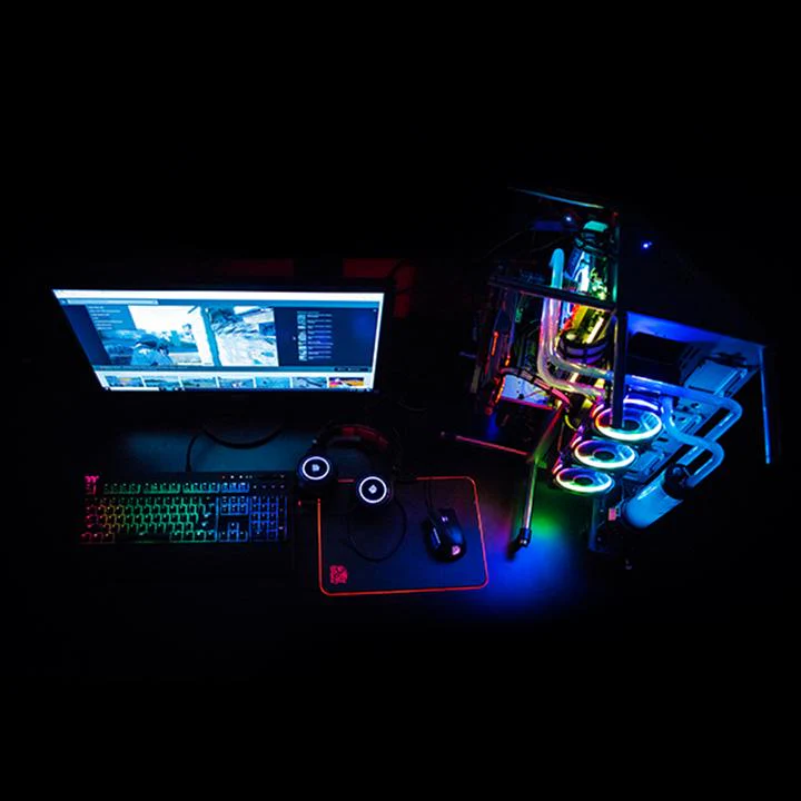 TT Premium X1 RGB Cherry MX Blue Keyboard - Image 8