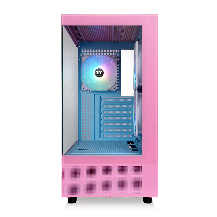 View 270 Plus SR TG ARGB Bubble Pink Mid Tower Chassis - Image 2