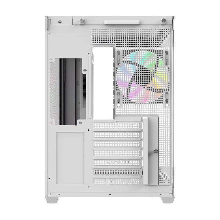 View 380 WS ARGB Snow Mid Tower Chassis - Image 6