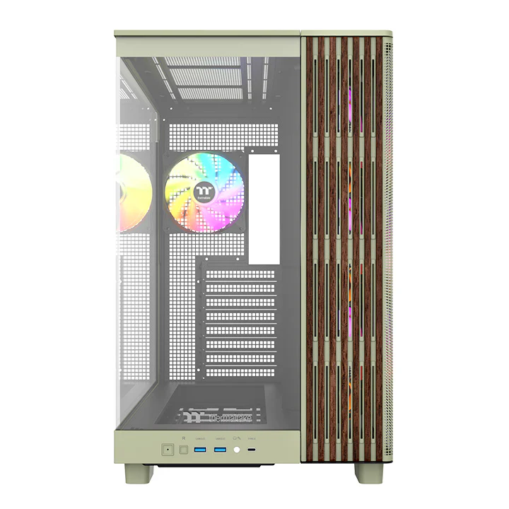 View 380 XL WS ARGB Matcha Green Mid Tower Chassis - Image 5