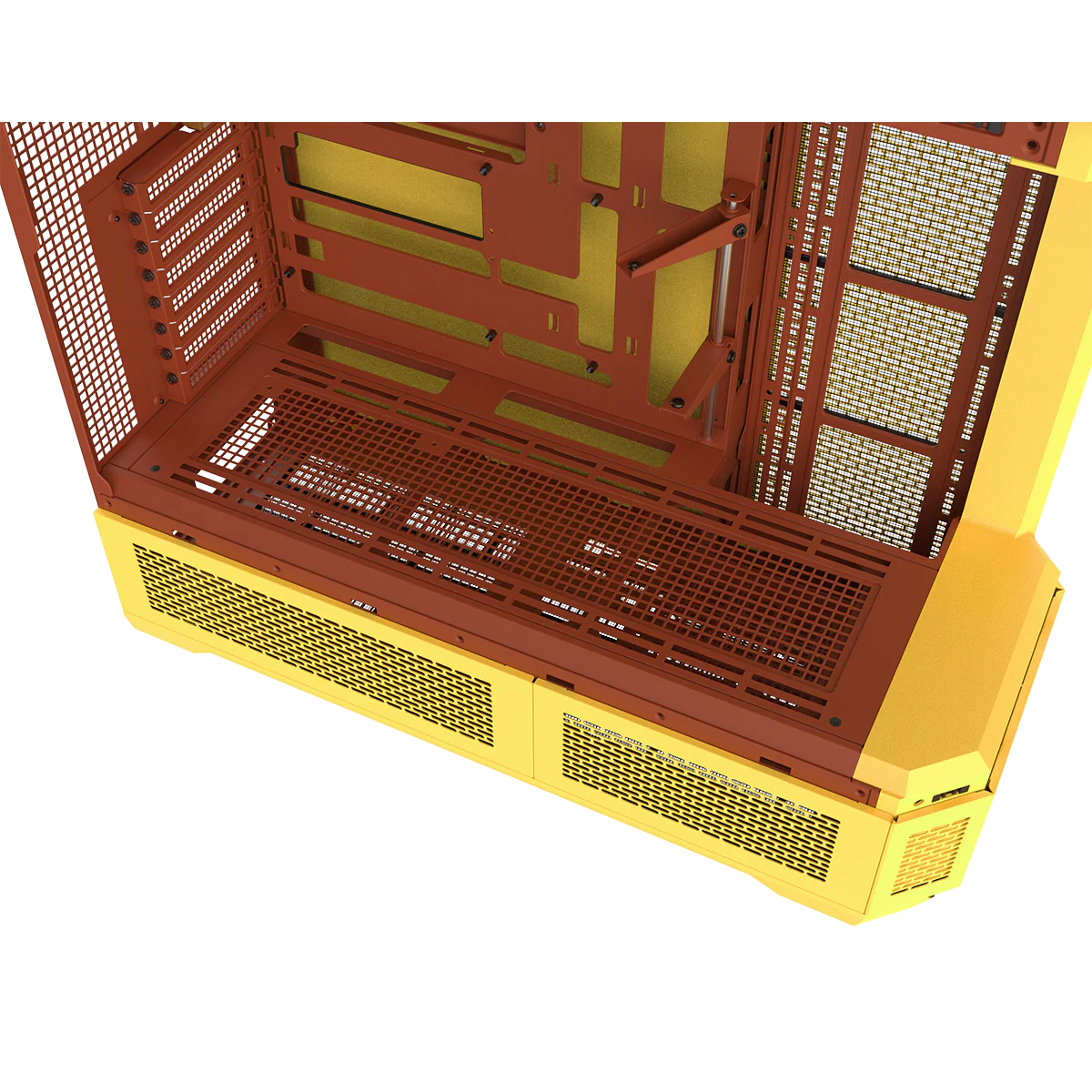 View 600 TG Butter Caramel Full Tower Chassis - Image 6