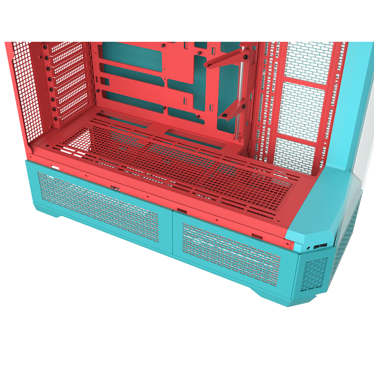 View 600 TG Mint Strawberry Full Tower Chassis - Image 6