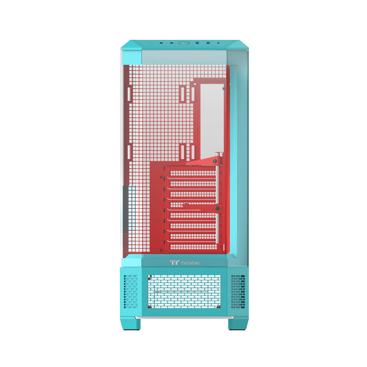 View 600 TG Mint Strawberry Full Tower Chassis - Image 8