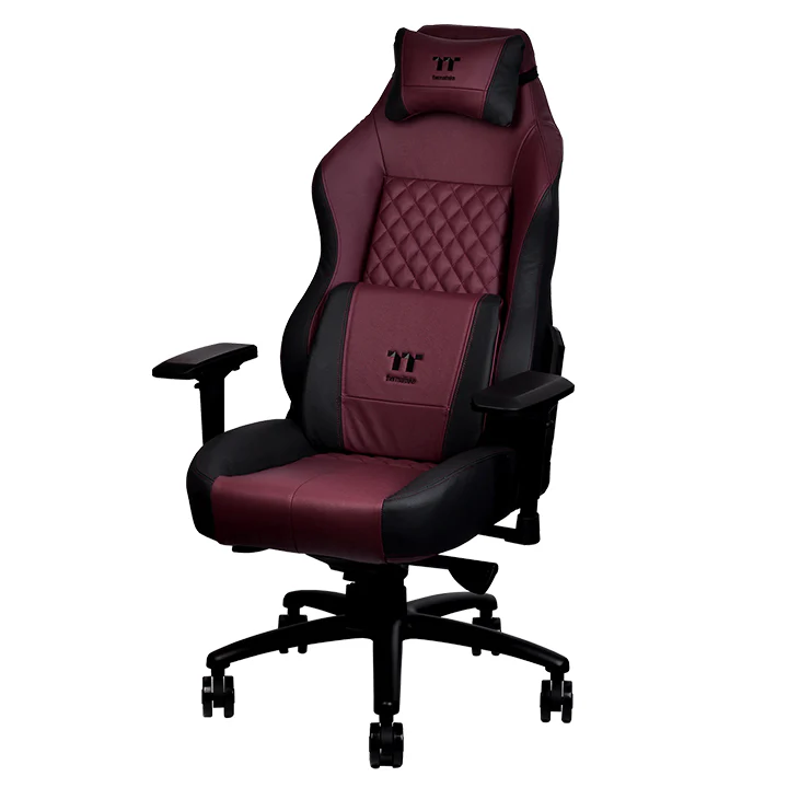 X Comfort Real Leather Burgundy Red Gaming Chair - Image 3