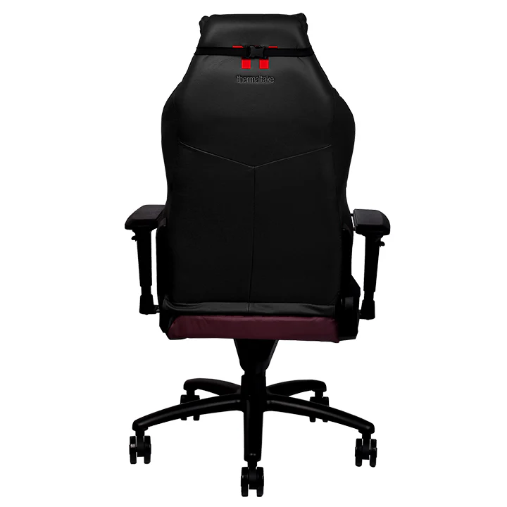 X Comfort Real Leather Burgundy Red Gaming Chair - Image 6